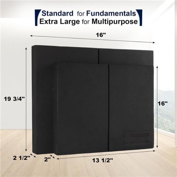 StrongTek 2-in-1 Non-Slip Balance Pad - High-Density Foam Cushion, Supportive - Picture 2 of 7